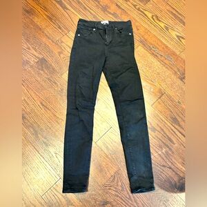 AGOLDE black stretch skinny jeans